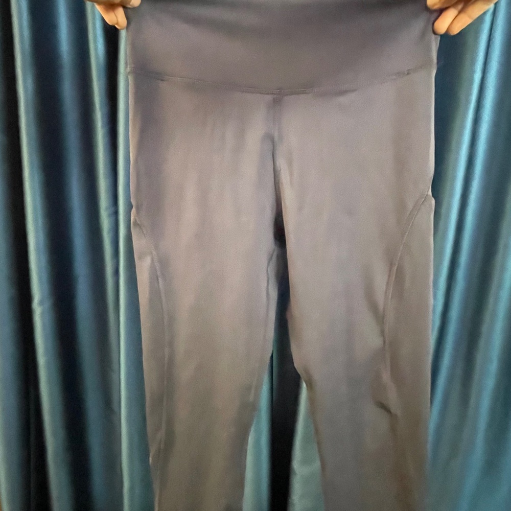 All In Motion Grey Leggings with Mesh - Small